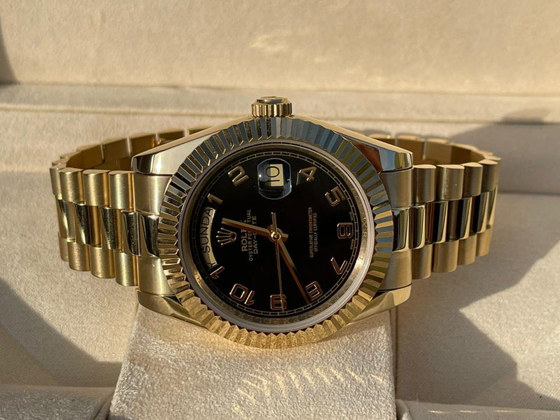Rolex Daydate Yellow Gold with numbers