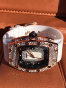 Richard Mille Jasper Diamond Dial on on White Iced Out