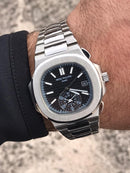Patek Philippe Nautilus with black dial