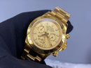 Best Replica 24 karat gold Rolex Daytona Full Gold Cosmograph 1:1 Doublete ETÁ