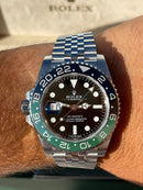 Rolex GMT Master ll SPRITE jubile 3285 1:1 Doublete ETÁ (rolex left handed)