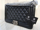 Chanel Boy Flap Quilted Lambskin Ruthenium women’s bag