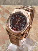 Rolex Daydate with romano jewels