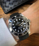 Rolex blue submariner with blue strap