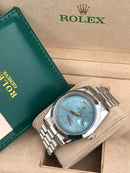 Rolex Daydate with blue light dial