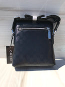 Gucci full black XL shoulder bag tricolour gucci sign