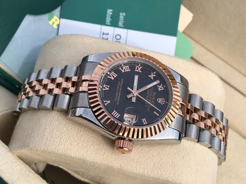 Rolex Datejust bicolor with Roman numbers