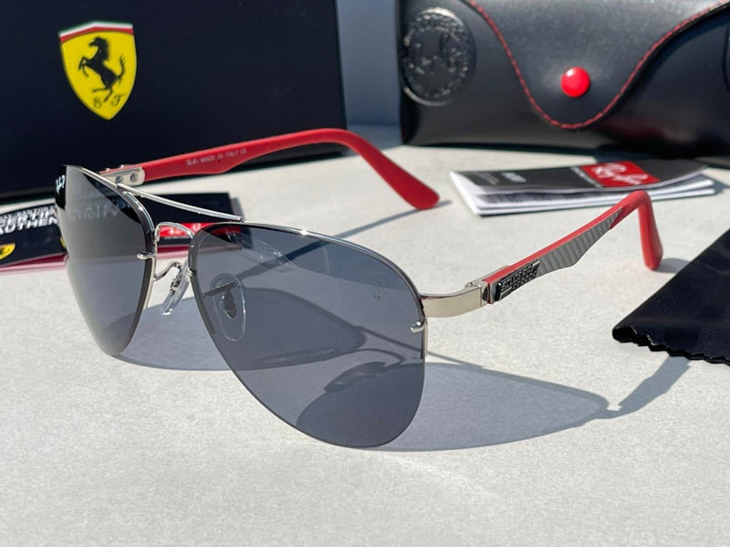 RAY BAN polaroid new la-ferrari model red & blue color