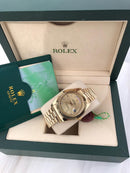 Rolex Daydate with gold dial