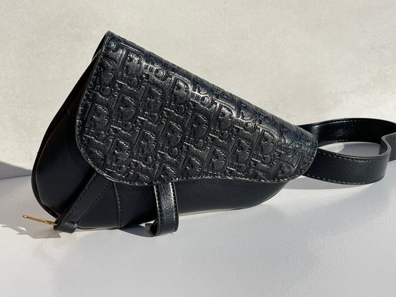 Dior new trendy black leather model women’s bag