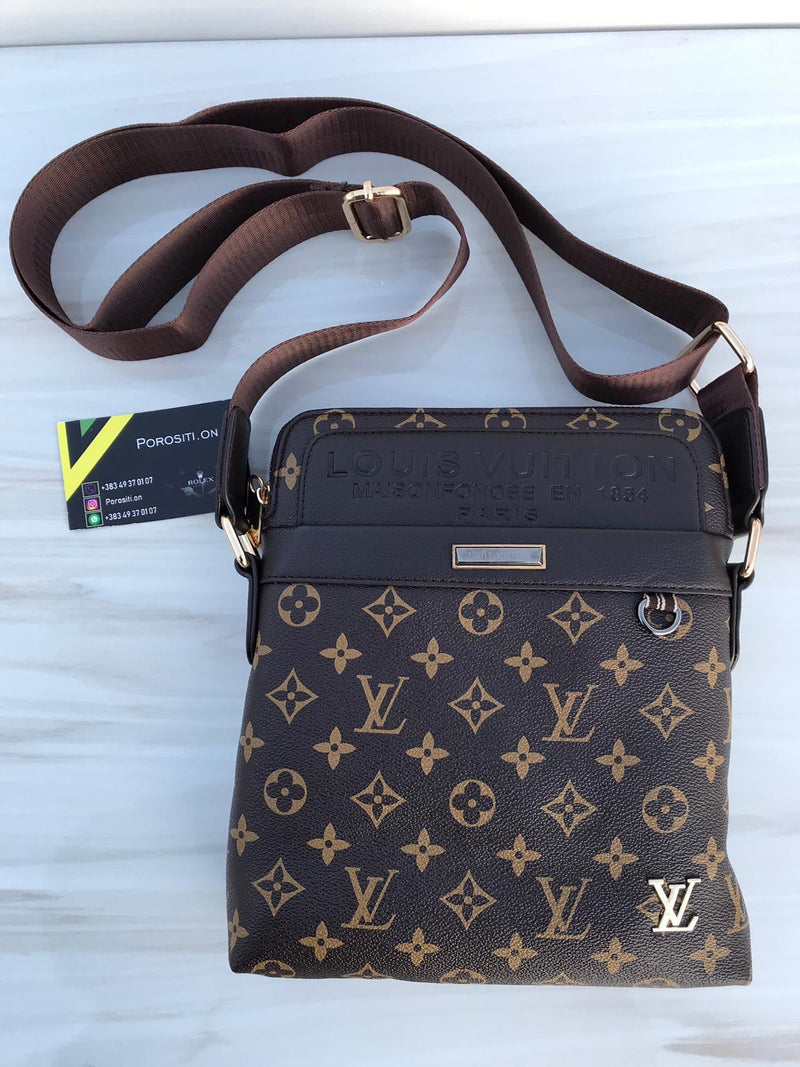 LV brown shoulder bag maison fonde
