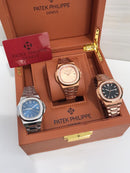 Patek Philippe Nautilus Rose Gold Diamond Bezel