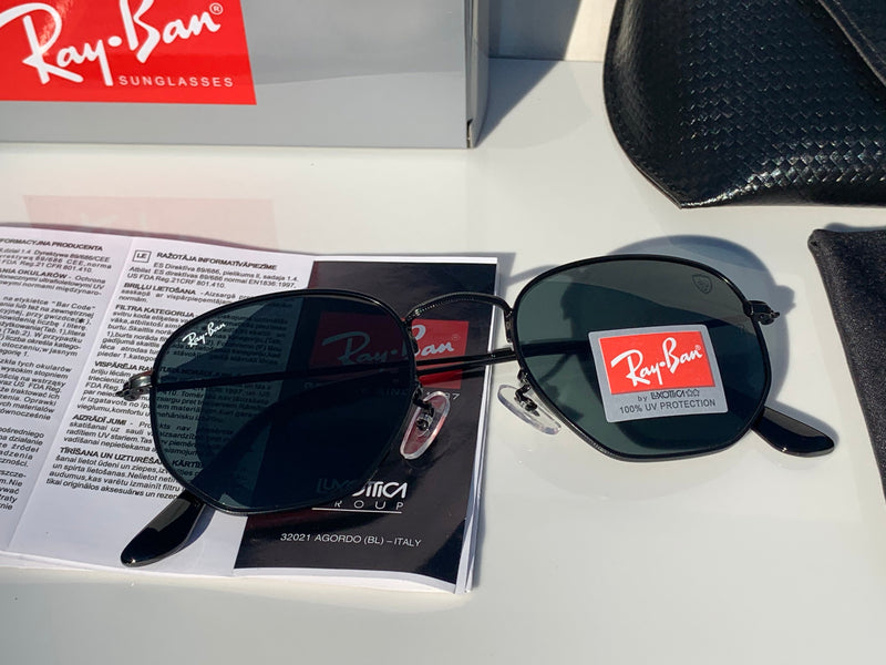 RAY BAN HEXAGONAL FLAT LENSES