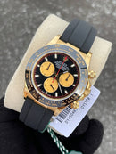 Best Replica  Rolex Daytona black/Yellow Gold