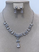 Zircon diamonds Necklace bling bling rocks with zircon ears