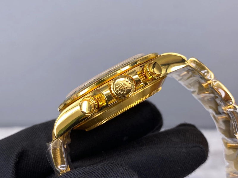 Best Replica 18 karat gold Rolex Daytona Cosmograph 1:1 Doublete ETÁ