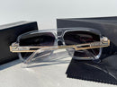 CAZAL transparent white SUNGLASSES