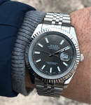 Rolex Datejust Rhodium jubile
