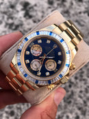 Best Replica Rolex Daytona gold with blue dial
