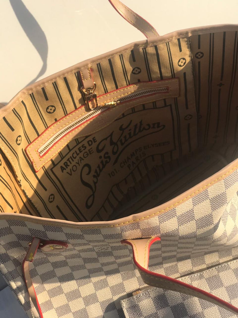 LV Neverfull GM Damier Azur Canvas women’s