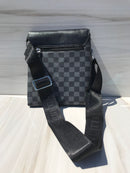 LV black shoulder bag L V