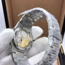 Best Replica Patek Philippe Nautilus Blue field Iced Out  5711 1:1 Doublete ETÁ