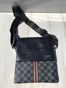 LV black shoulder bag L V