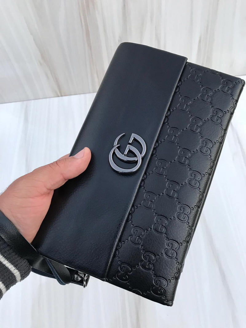 GG full black hand bag