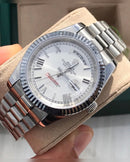 Rolex Daydate white dial with Roman Numerals