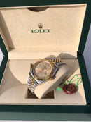 Rolex Datejust bicolor  gold dial