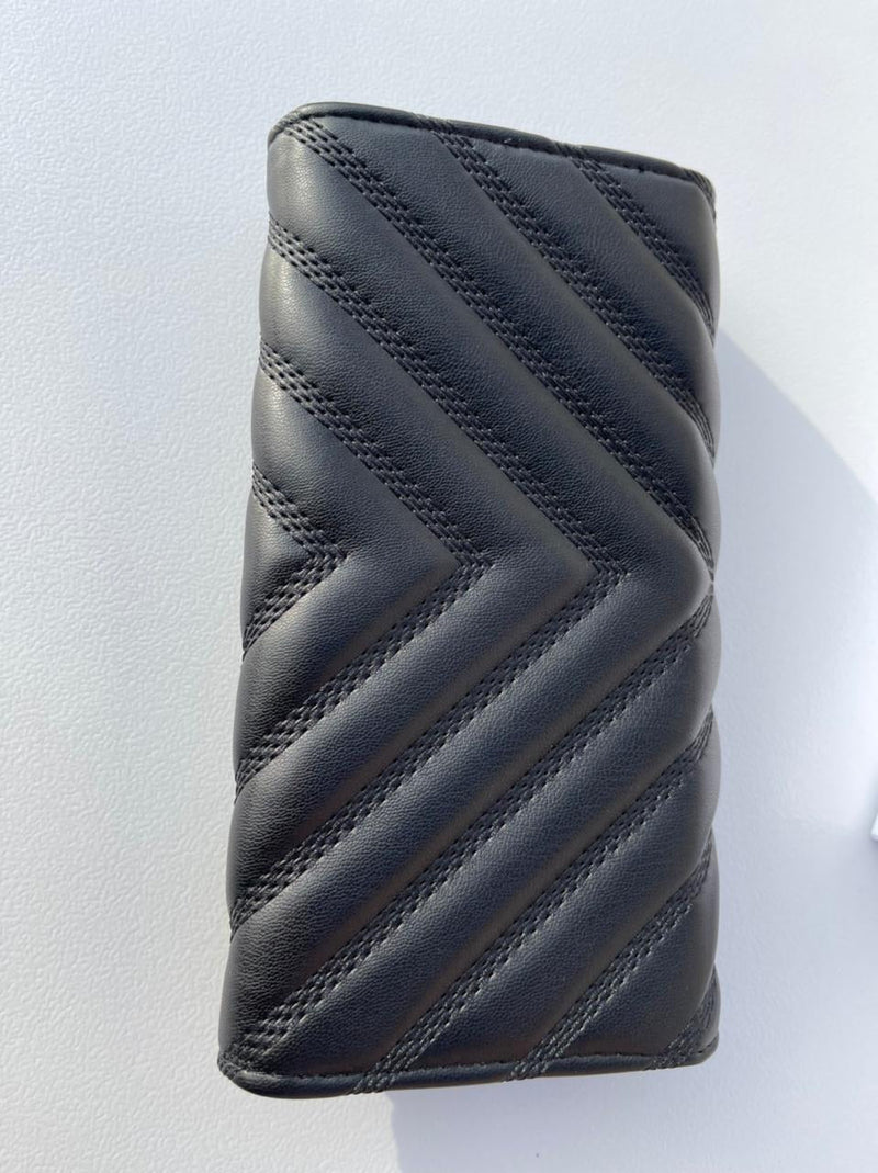 Chanel new trendy black leather model women’s wallet