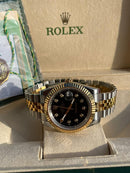 Rolex Datejust bicolor black dial
