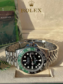 Rolex GMT Master ll SPRITE jubile 3285 1:1 Doublete ETÁ (rolex left handed)