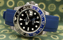 Rolex blue GMT master II with blue strap