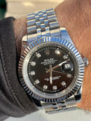 Rolex Datejust jubilee black dial