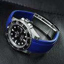 Rolex blue submariner with blue strap