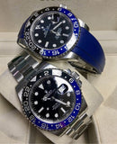 Rolex blue GMT master II with blue strap
