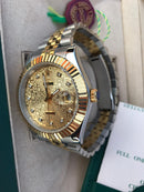 Rolex Datejust bicolour with Diamonds