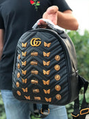 GG black colour women school and travel bag