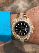 Submariner gold Iced Out