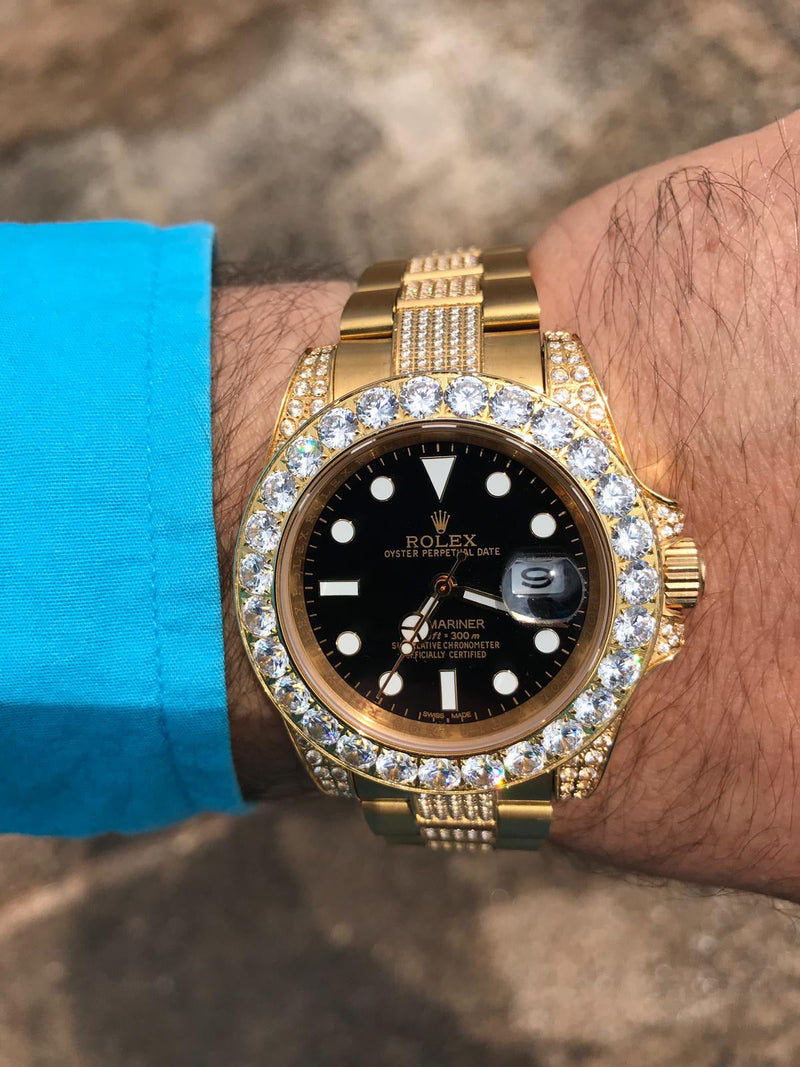 Submariner gold Iced Out