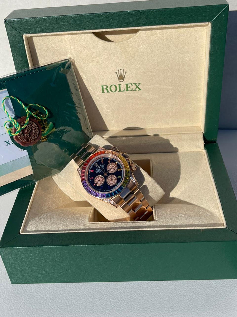 Rolex Everose Daytona Rainbow Iced Out new model