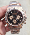 Best Replica  Rolex Daytona black / rose Gold