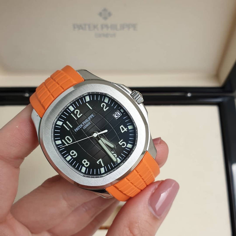 Patek Philippe Nautilus orange strap