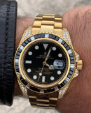Rolex Submariner Yellow Iced Out