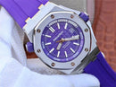 Best Replica Audemars Piguet violet rubber Royal Oak