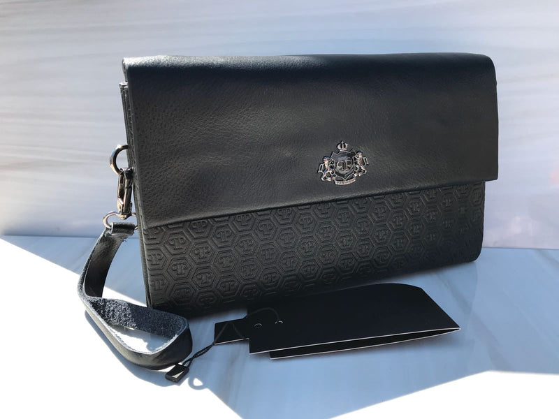 Philipe Plein full black big hand bag