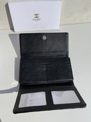 Chanel new trendy black leather model women’s wallet