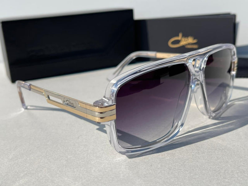 CAZAL transparent white SUNGLASSES