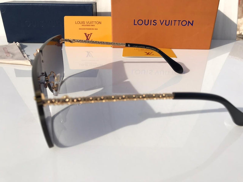 LV MASCOT SUNGLASSES GOLD